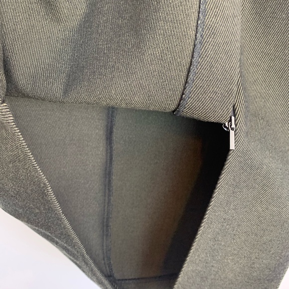 Ann Taylor skirt size 10 dark green pencil career - Picture 6 of 8